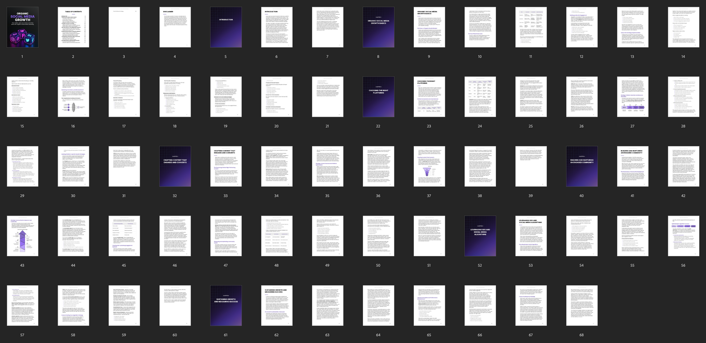 Organic Social Media Growth