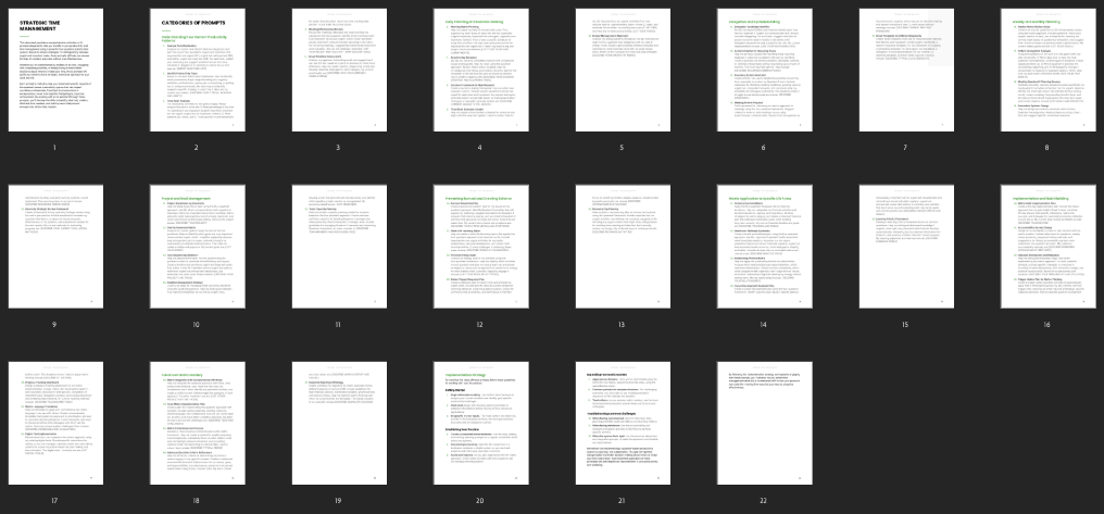 Strategic Time Management