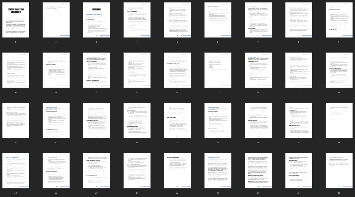Content Marketing Accelerator