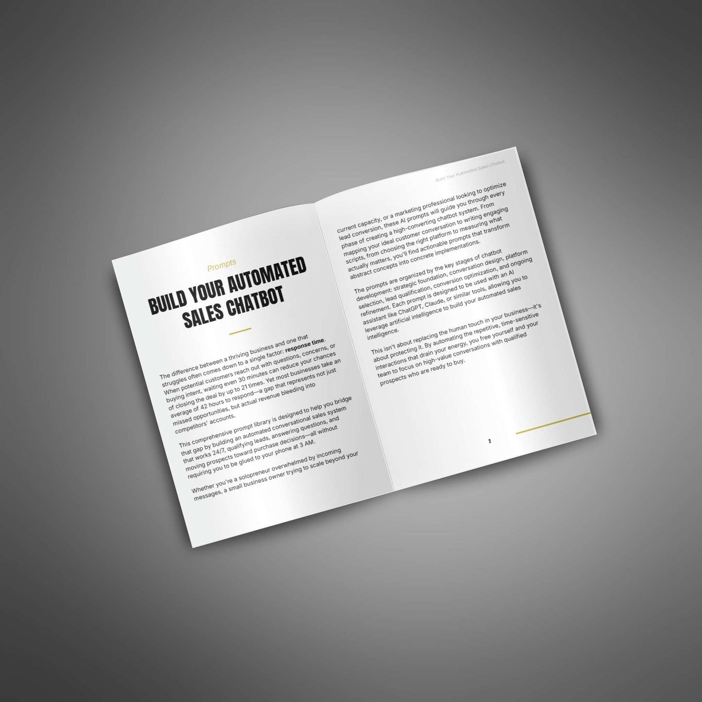 Build Your Automated Sales Chatbot