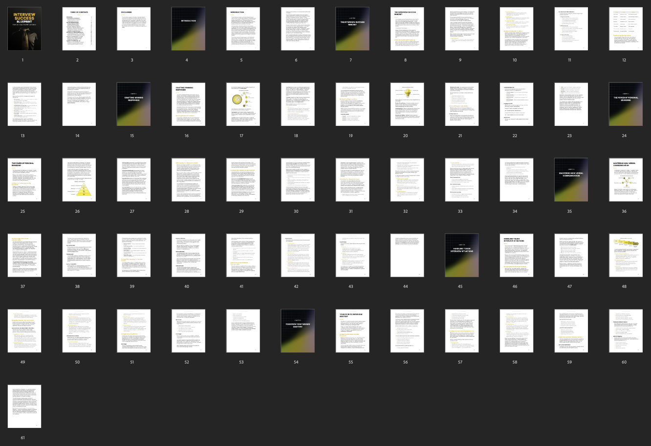 Interview Success Blueprint