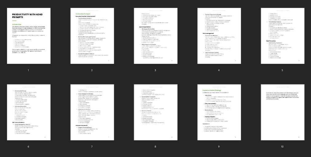 Productivity with ADHD