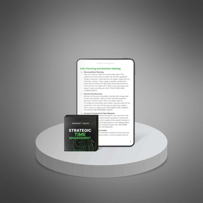 Strategic Time Management