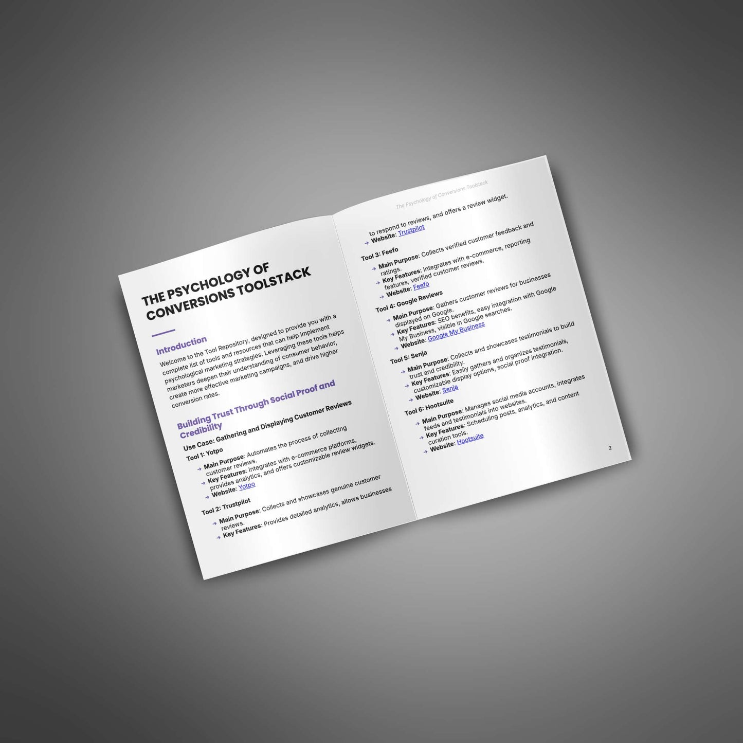 The Psychology of Conversions